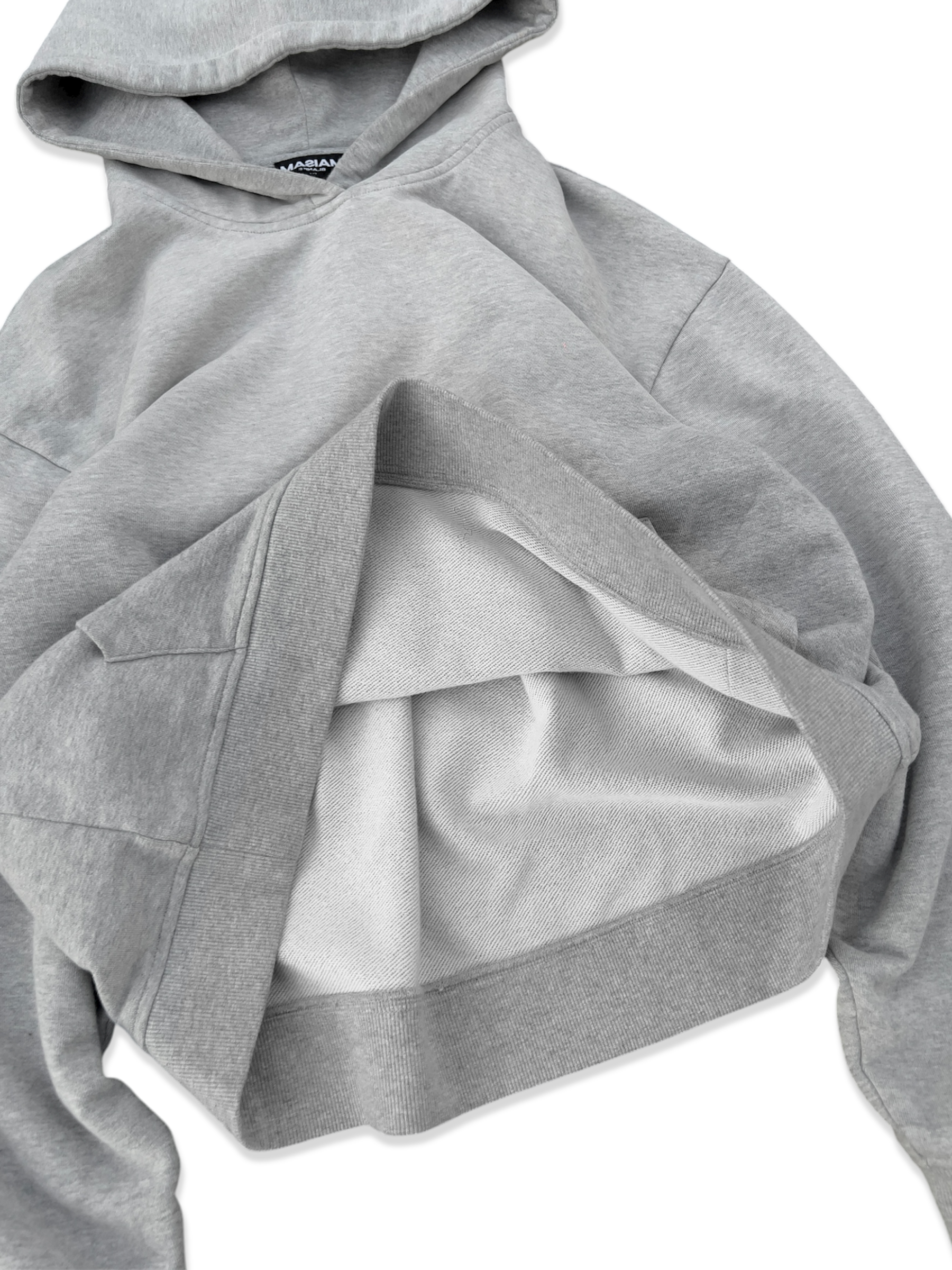 'Heather Grey' Blank Hoodie