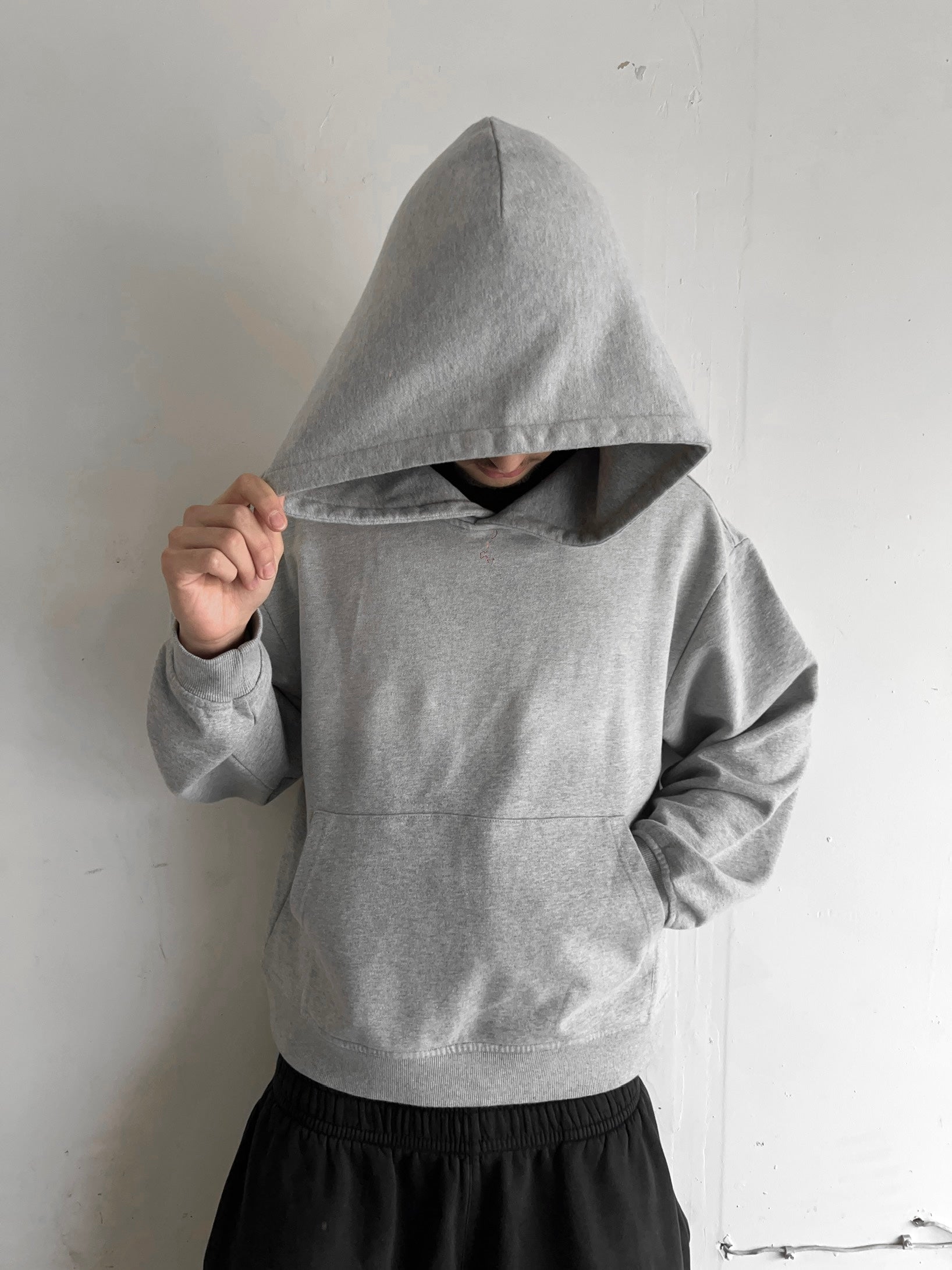 'Heather Grey' Blank Hoodie